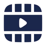Video Frame Play Horizontal SVG Icon